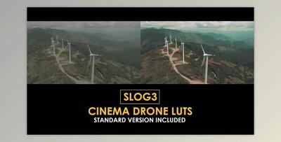 Slog3 Cinema Drone and Standard Color LUTs (Videohive 51047489)