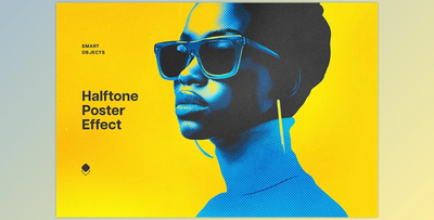 Halftone Poster Photo Effect - 234739042
