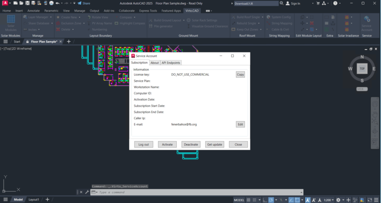 Virtuosolar v1.12.0.2 for AutoCAD / BricsCAD