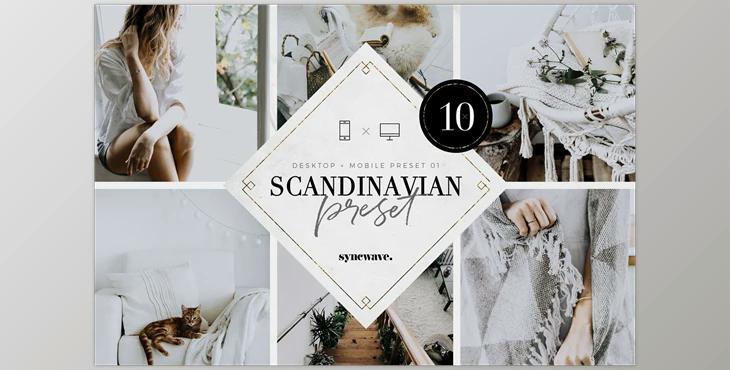 Scandinavian Lightroom Presets CreativeMarket-5251277 (DNG , Irtemplate)