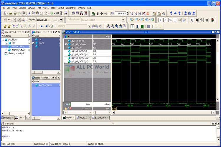 Mentor Graphics ModelSim SE 2020.4 x64/Linux