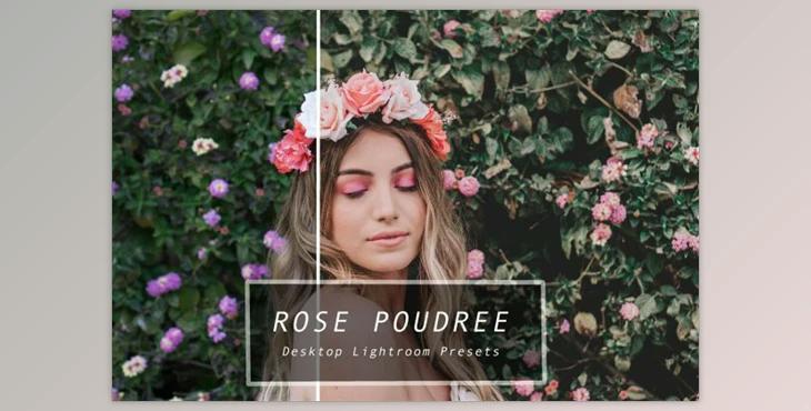 Desktop Lightroom Presets ROSE - CreativeMarket 3628869