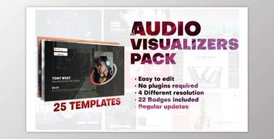Audio Visualizers Pack (Videohive 28006092) - AE Project
