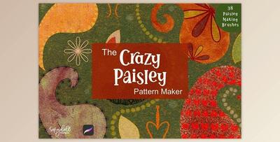The Crazy Paisley Pattern Maker CreativeMarket - 10845665