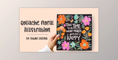 Gouache Floral Illustration – beginners