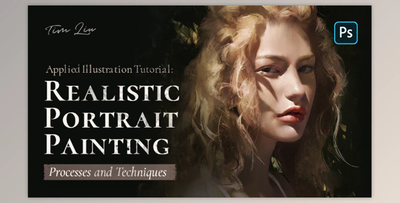 Applied Illustration Tutorial – Realistic Portrait Painting Processes and Techniques - Wingfox