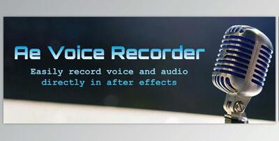 Aescripts Ae Voice Recorder v1.2