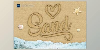 Sand Effect Photoshop Action - 91990065