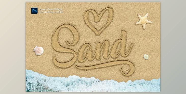 Sand Effect Photoshop Action - 91990065