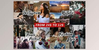 4 IN 1 Photoshop Actions Bundle By Viktor Gjokaj