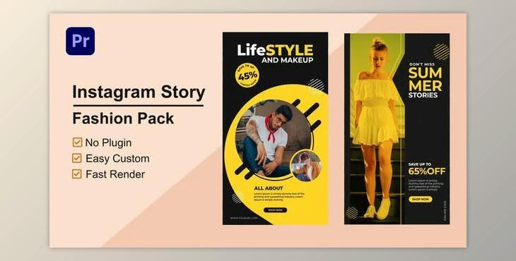 Instagram Stories Mogrt 01 (Videohive 33499009)