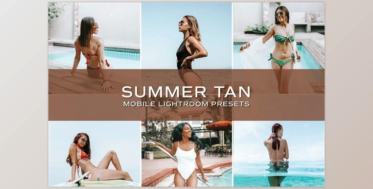 5 Summer Tan Presets CreativeMarket-5699072 (DNG, XMP) - Mobile And Desktop