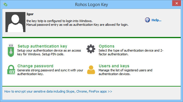 Rohos Logon Key 5.5