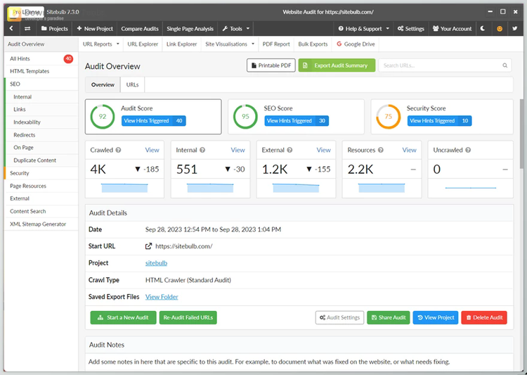 Sitebulb Website Crawler Enterprise v7.5 (11 Mar 2024) for Windows + CRACK