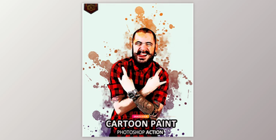 Cartoon Paint Photoshop Action By Ernika