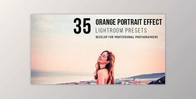 Graphicriver – 35 orange portrait effect presets 22141416 (LRTemplate)