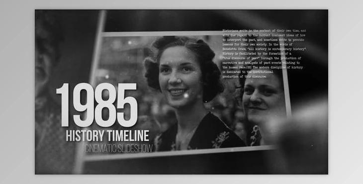 History Timeline Slideshow - Pictures from the Past (Videohive 47879642) - AE Project
