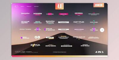 Titles Bundle 4.0 (Videohive 44960425) - AE Project