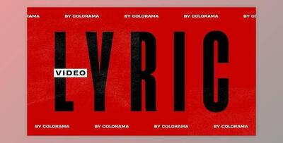 Lyric Video (Videohive 38463443) - AE Project