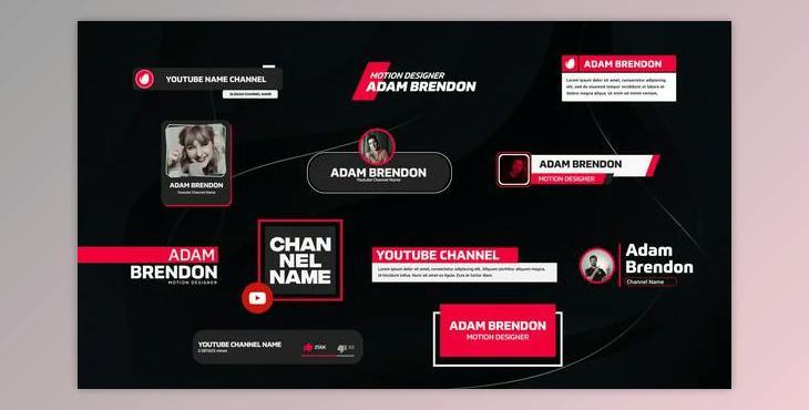 Youtube Lower Thirds (Videohive 49310333) - AE Project