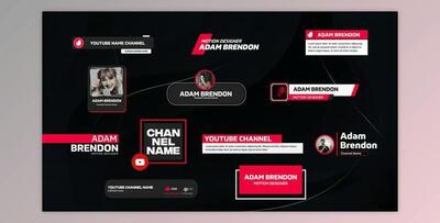 Youtube Lower Thirds (Videohive 49310333) - AE Project