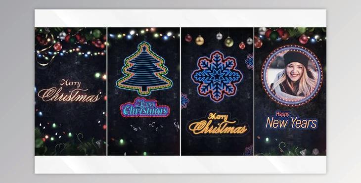 Christmas & New Year Social Media Stories (Videohive 49869732) - AE Project