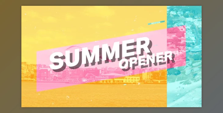 Summer Opener (VideoHive 35381378) - AE Project