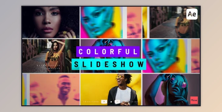 Colorful Slideshow (Videohive 52001935) - AE Project
