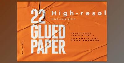 Glued Paper V2 Texture Background Creativemarket 4948329