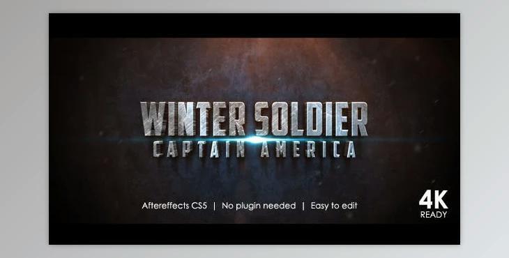 Winter Soldier Cinematic Trailer (Videohive 12114906) - AE Project