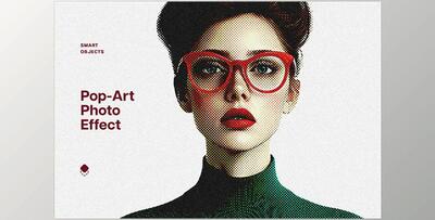 Dotted Pop Art Photo Effect 283650612