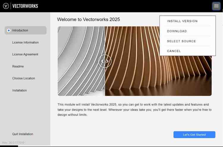 VectorWorks 2025 Update 2.1 Win / 2022 SP3 macOS + Vision