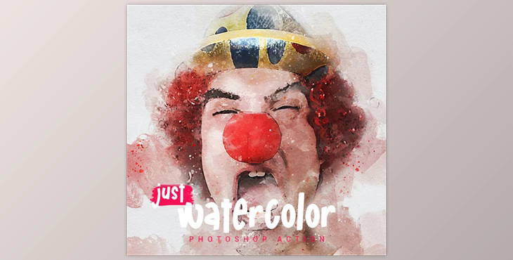 Just Watercolor – Photoshop Action GraphicRiver - 34148456