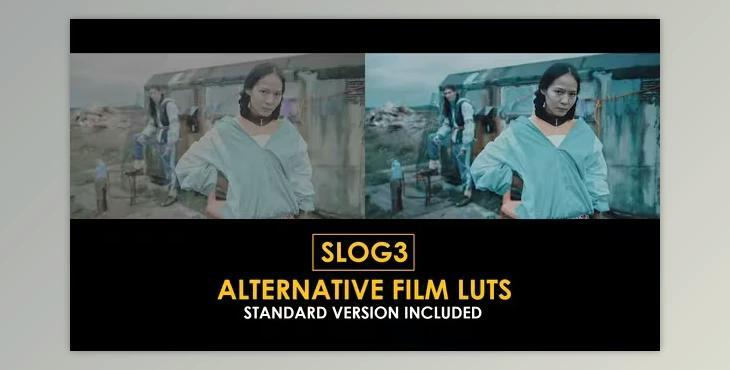 Slog3 Alternative Film and Standard Color LUTs (Videohive 51047314)