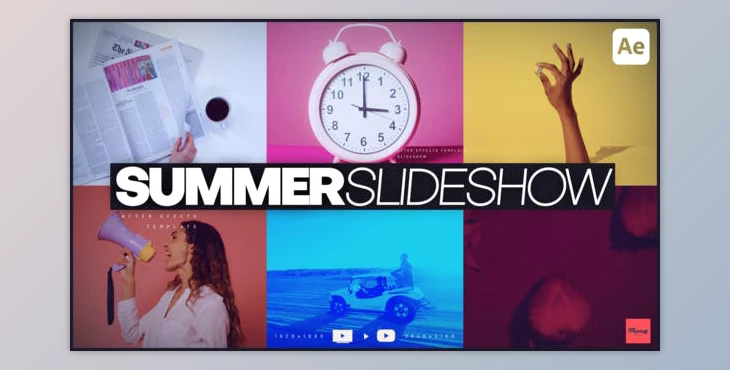 Summer Slideshow (Videohive 47629084) - AE Project