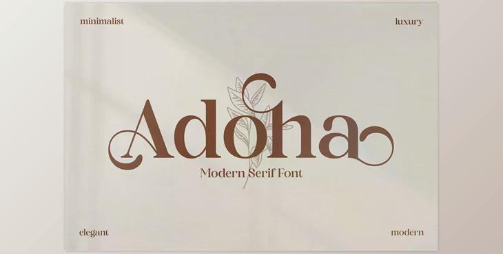 Adoha Serif Font Creativemarket 6975938