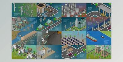 Energy And Industry Scenes And Elements (Videohive 30808701) - AE Project