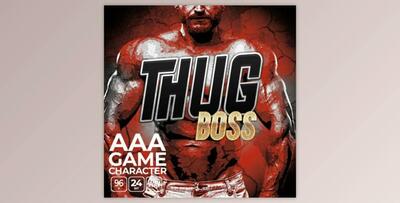 Epic Stock Media AAA Game Character Thug Boss