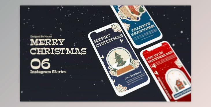 Merry Christmas Instagram Storie (Videohive 49588820) - AE Project