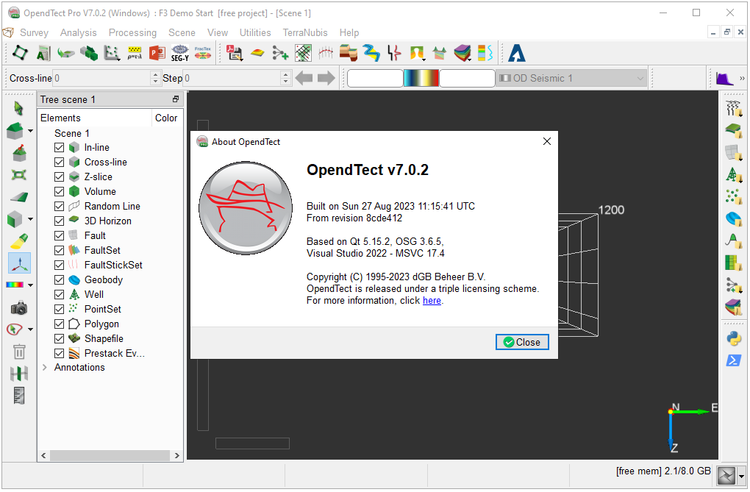 dGB Earth Sciences OpendTect 7.0.2 x64