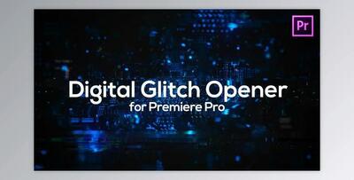 Glitch Technology Opener for Premiere Pro (Videohive 33269735) - PR Project