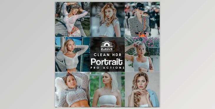 Clean Portrait Photoshop Actions GraphicRiver-27749169