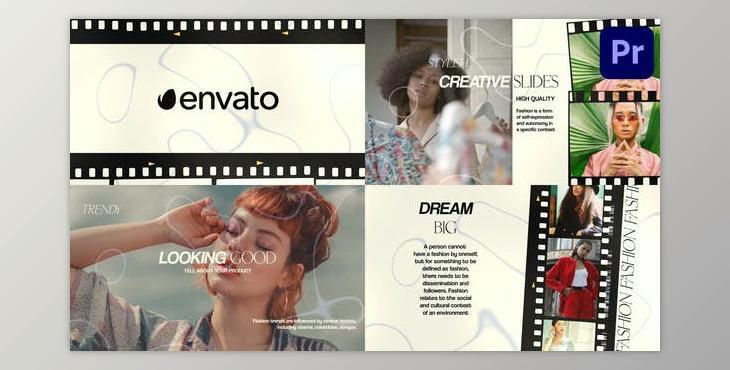 Cinematic Fashion Scenes for Premiere Pro MOGRT (Videohive 51968317)