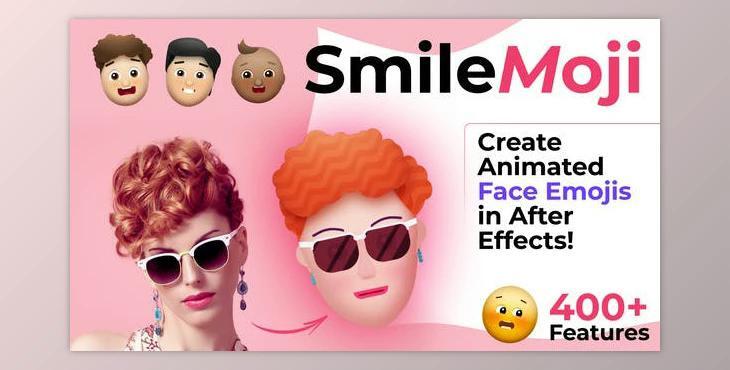 SmileMoji – Emoji Face Rig (Videohive 44577116) - AE Project