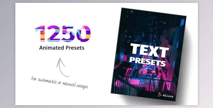 AEJuice Text Animation Presets