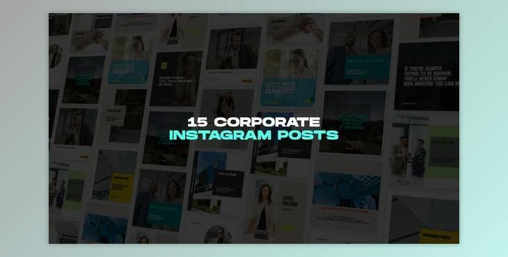 Corporate Instagram Posts (Videohive 39136838) - AE Project