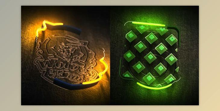 Neon Wood Logo Reveal (Videohive 25295736)