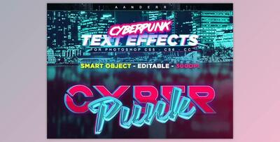 Cyberpunk Text Effects – GraphicRiver 21878876