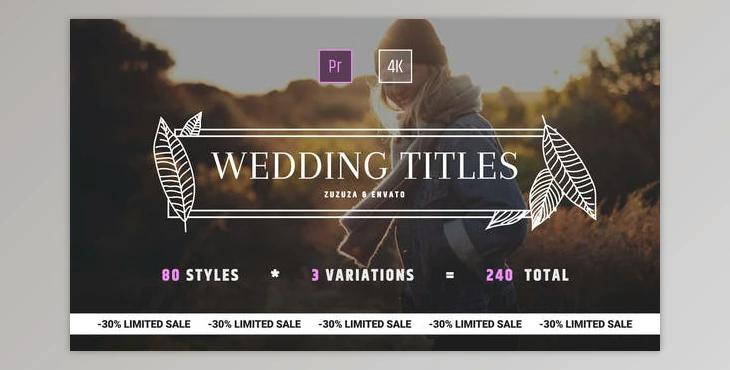Wedding Titles (Videohive 24973837) - PR Project