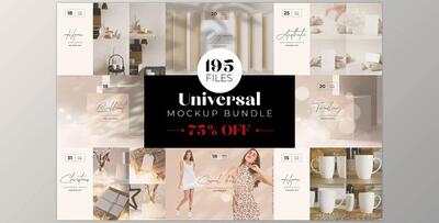 Universal Mockup Bundle CreativeMarket-5960408 (PSD, PNG)